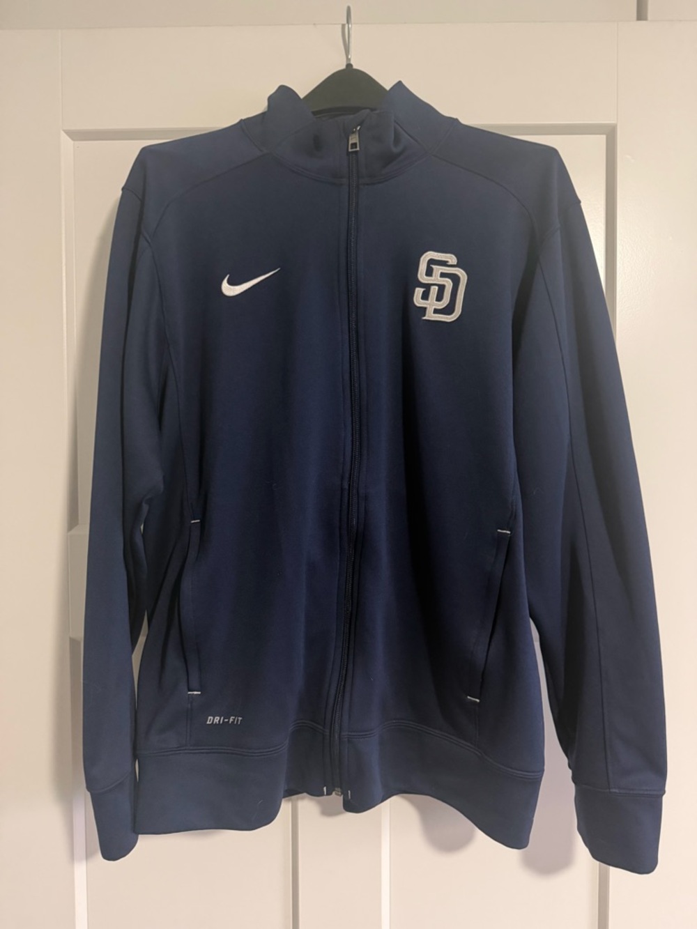 Nike San Diego Padres Dri-FIT Full-Zip Jacket Navy Men’s Large NWOT